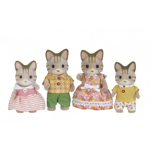 CAT FAMILY STRIPED 5180 SYLVANIAN...