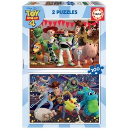 PUZZLE 2X100 TOY STORY 4...