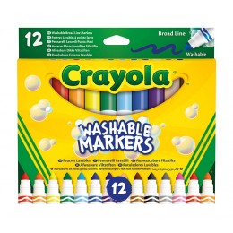 12 CRAYOLA SUPER WASHABLE...