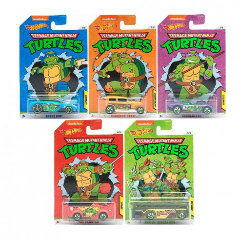 NINJA TURTLES HOT WHEELS ASSORTED...