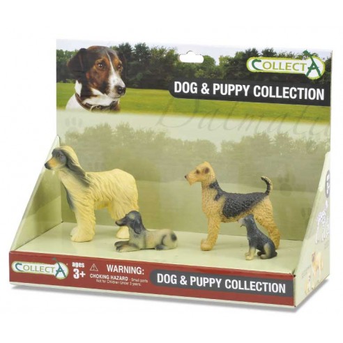 DOGS & PUPPY SET 4PCS 89112 COLLECTA