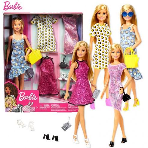 BARBIE FLORAL DRESS WITH DRESSES AND...