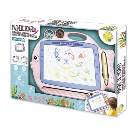 PINK MAGNETIC BOARD 2 IN 1 628-96A...