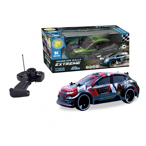 COCHE R/C RALLY EXTREME 1:16, 2,4 GHZ...