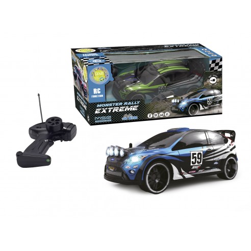 COCHE R/C RALLY EXTREME 1:16, 2,4 GHZ...