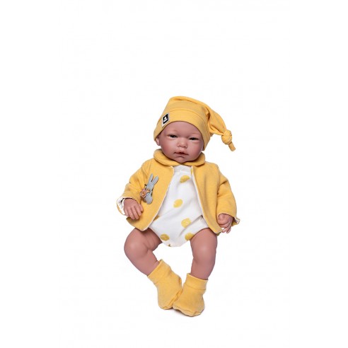 SABLE WITH WHITE ROMPER SUIT 46CM 884...