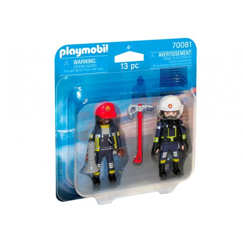 DUO PACK FIREFIGHTERS 70081 PLAYMOBIL