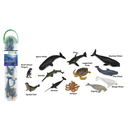 COLLECTA BOX OF MINI SEA ANIMALS-2