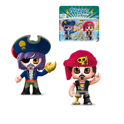 PACK TWO PINYPON ACTION PIRATE...