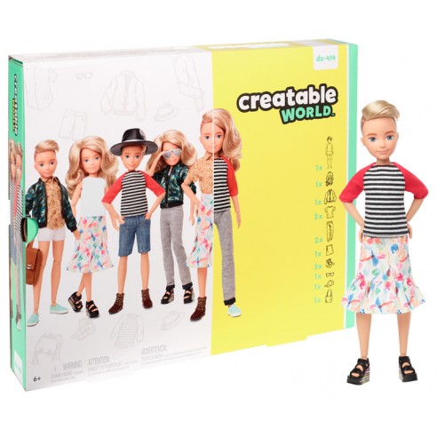 MUÑECO RUBIO PLATINO CREATABLE WORLD...