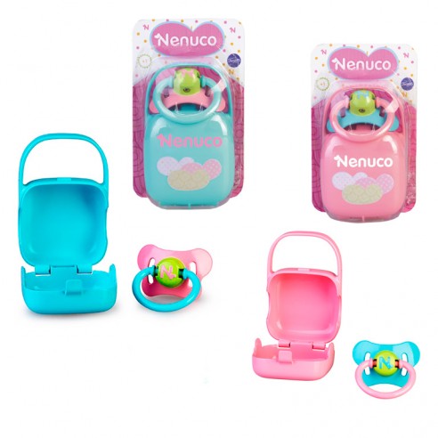 NENUCO PACIFIER IN BLUE OR PINK BOX...