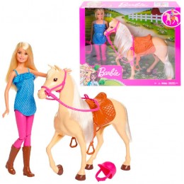 BARBIE DOLL WITH HORSE...