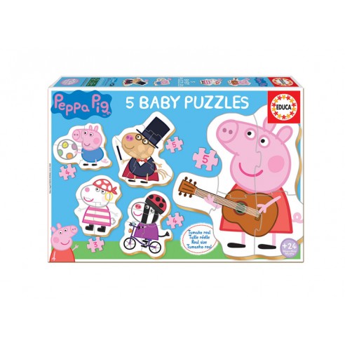 PUZZLES BABY PEPPA PIG & FRIENDS...