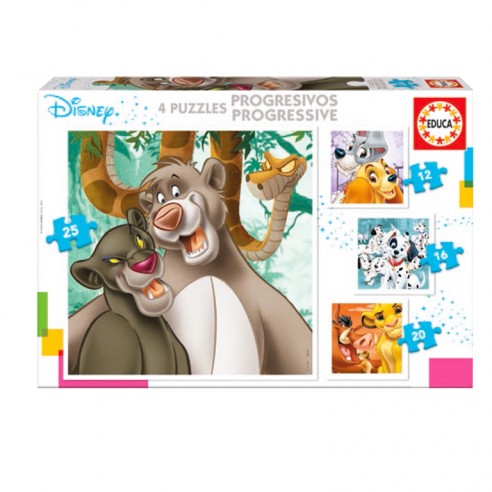 PUZZLES PROGRESIVOS DISNEY ANIMALS...