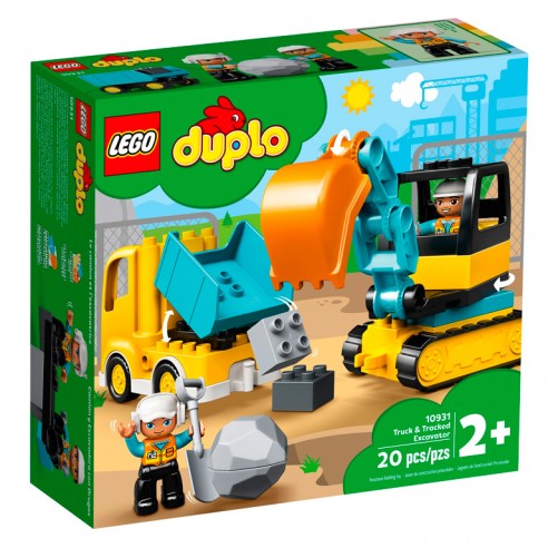 LEGO DUPLO 10931 TRACKED TRUCK AND...