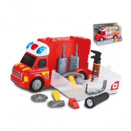 FIRE TRUCK WITH RESCUE TEAM...
