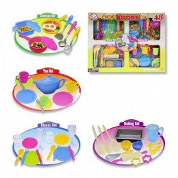 KITCHEN SET OF 48 PIECES 4...