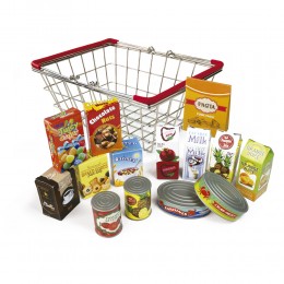 METALLIC SHOPPING BASKET...