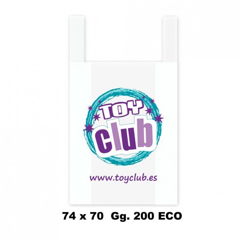 PAQ.100 TOY CLUB SHIRT BAGS.74X70...