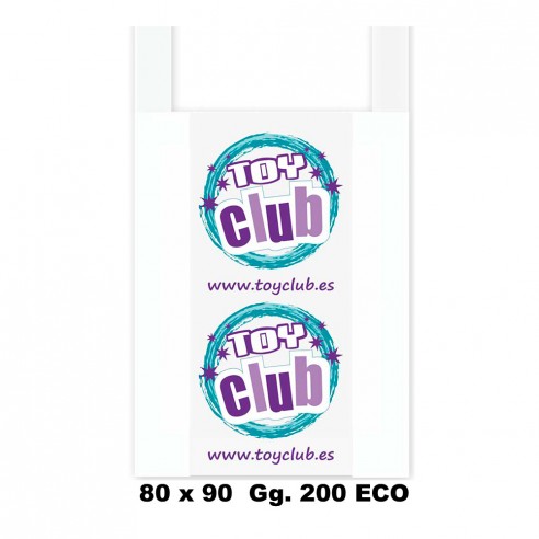PAQ.100 TOY CLUB T-SHIRT BAGS 80X90...