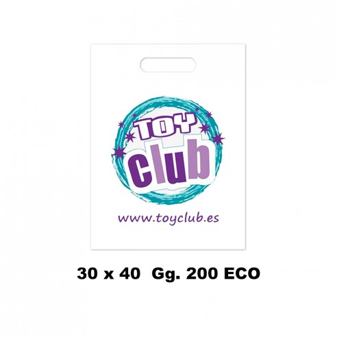 PAQ.200 TOY CLUB TROQUEL BAGS 30X40 -...