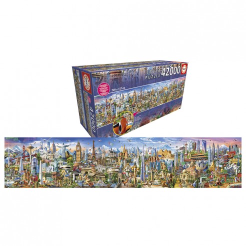 PUZZLE 42000 LA VUELTA AL MUNDO 17570...