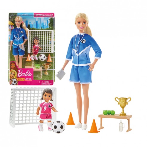 BARBIE I WANT TO BE A SOCCER COACH...