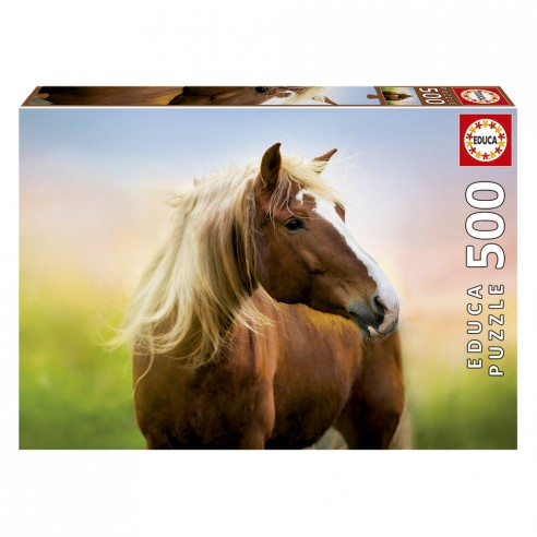 PUZZLE 500 PIECES HORSE AT DAWN 19000...