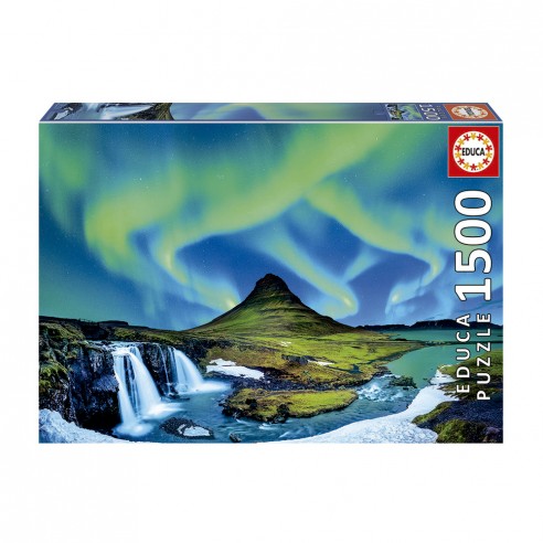 PUZZLE 1500 NORTHERN LIGHTS ICELAND...