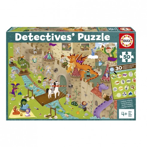 50 CASTILLO DETECTIVES PUZZLES 18895...