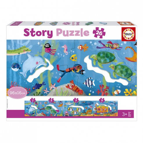 26 UNDERWATER WORLD STORY PUZZLE...