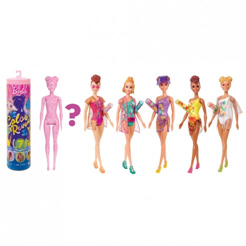 BARBIE COLOR REVEAL ARENA Y SOL OLA 3...