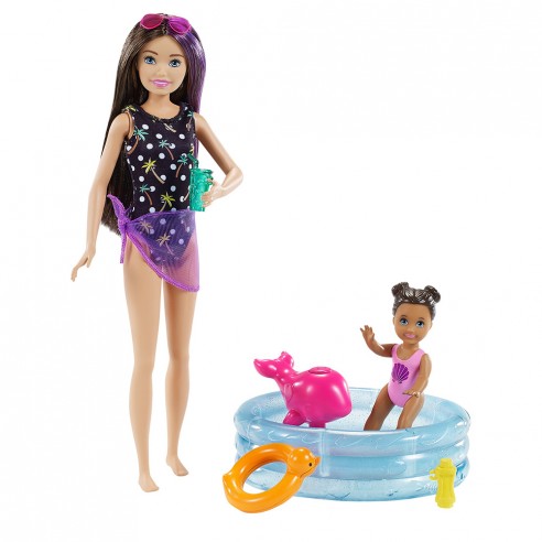 SKIPPER DOLL WITH SWIMMING POOL AND...