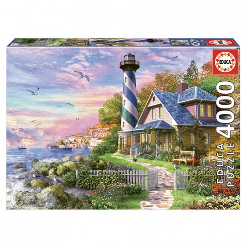 PUZZLE 4000 LIGHTHOUSE IN ROCK BAY...