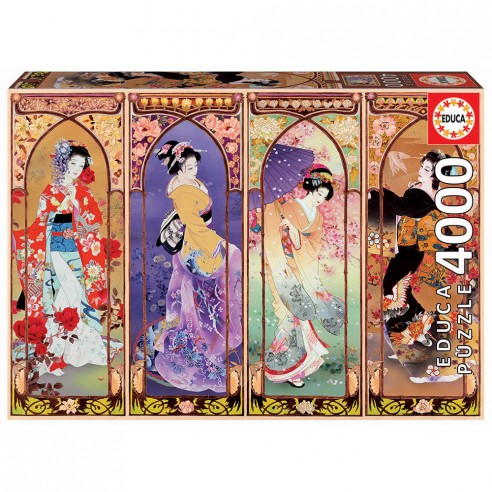 PUZZLE 4000 JAPANESE COLLAGE 19055 EDUCA