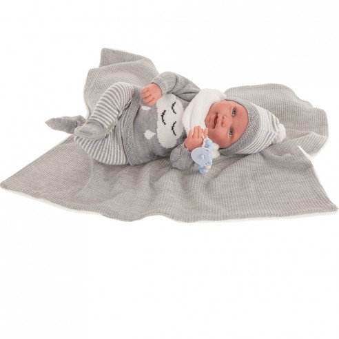 SWEET REBORN DOLL PIPO GRAY TOQUILLA...