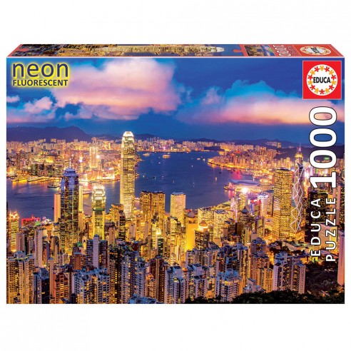 PUZZLE 1000 HONG KONG "NEON" 18462 EDUCA