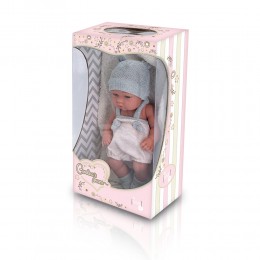 BABY 30CM BLUE KNIT SET STUDS