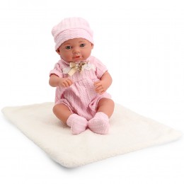 BABY 40CM PINK LACE SET...