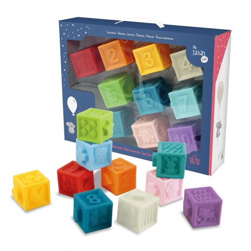 SET OF 10 CUBES OF NUMBERS TACHAN