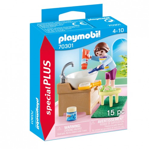 GIRL WITH SINK 70301 PLAYMOBIL