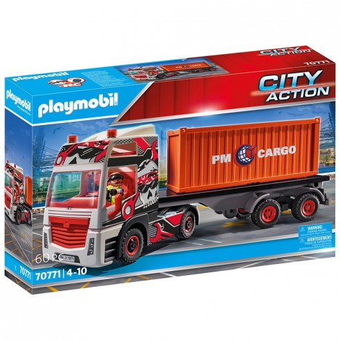 TRUCK WITH TRAILER 70771 PLAYMOBIL