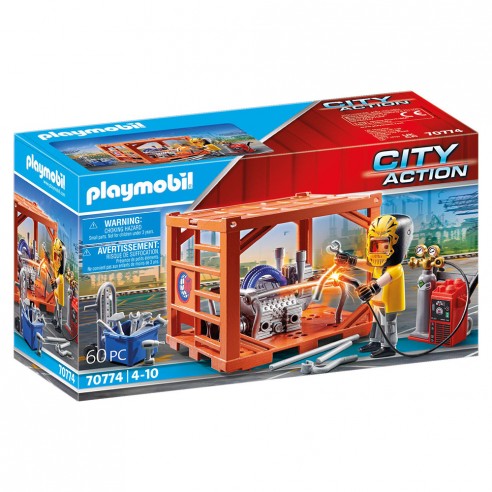 CONTAINER MANUFACTURER 70774 PLAYMOBIL
