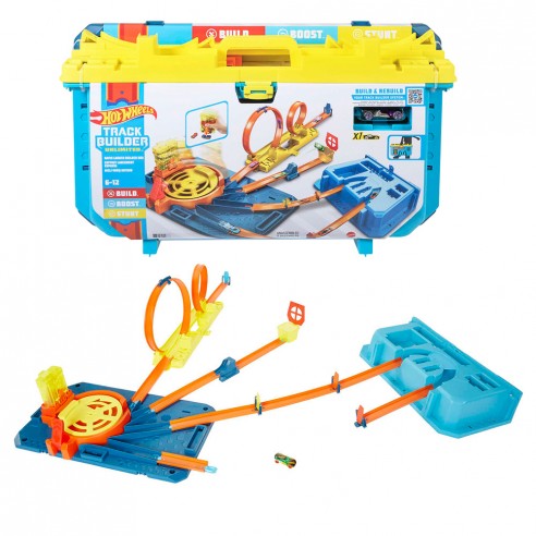 HOT WHEELS BOX OF TRACKS WITH...
