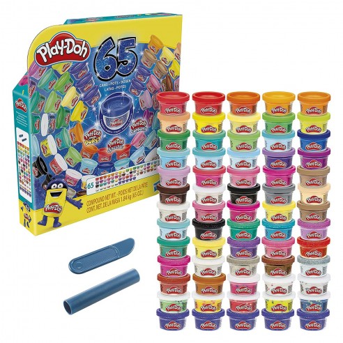 PLAY-DOH PACK HOLDING 65 JARS F1528...