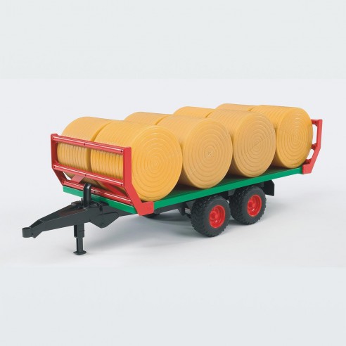 HAY BALE TRAILER WITH 8 BALES 02220...