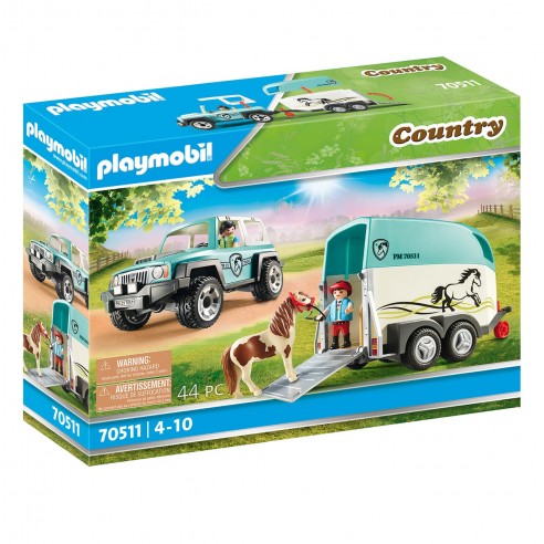 CAR WITH TRAILER FOR PONY 70511...