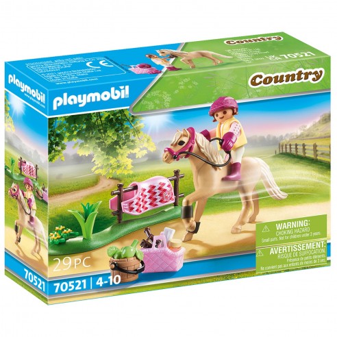 COLLECTIBLE GERMAN RIDING PONY 70521...