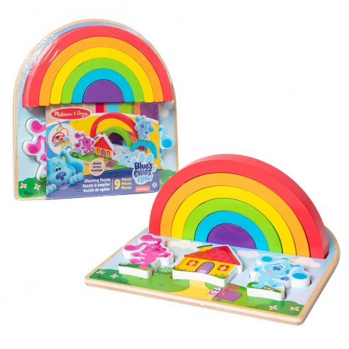 WOODEN RAINBOW PUZZLE BLUES CLUES&YOU...