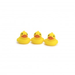 SET OF 3 STUDDED YELLOW DUCKS 2